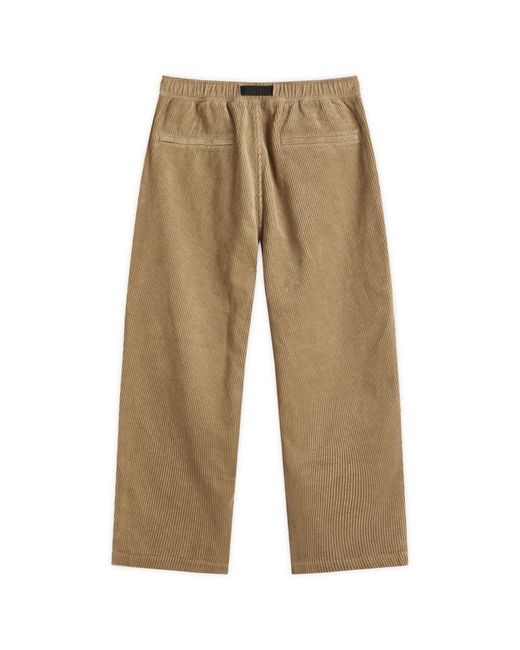Beams Plus Natural Webbing Baggy Cord Trousers for men