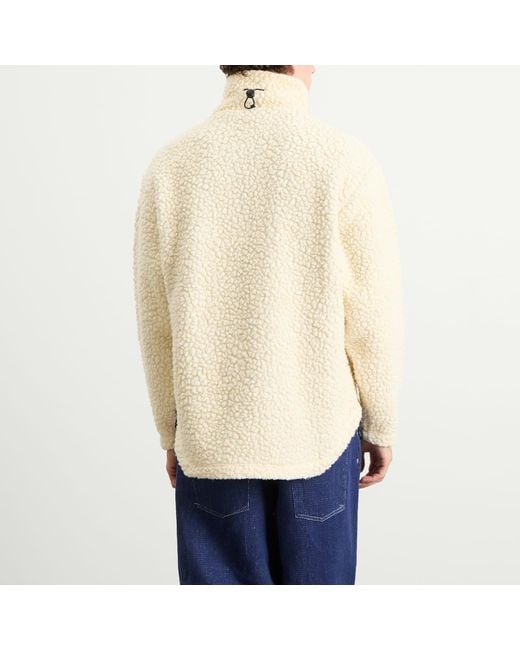 Napapijri Natural X Martine Rose Logo Fleece Jacket for men
