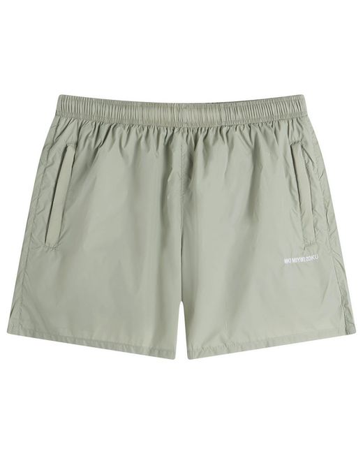MKI Miyuki-Zoku Green Swim Shorts for men
