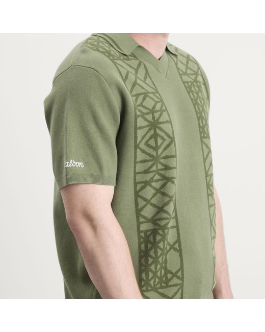 Malbon Green Habana Polo for men