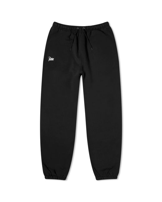 PATTA Black Basic Sweat Pants for men