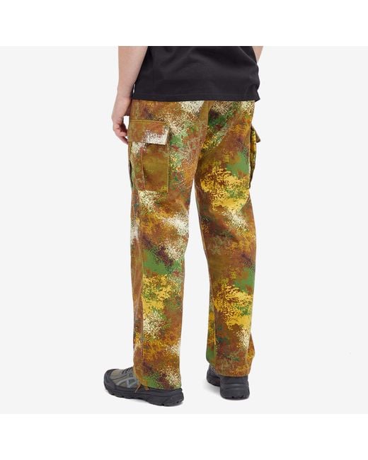 ICECREAM Yellow Running Dog Cargo Pant for men