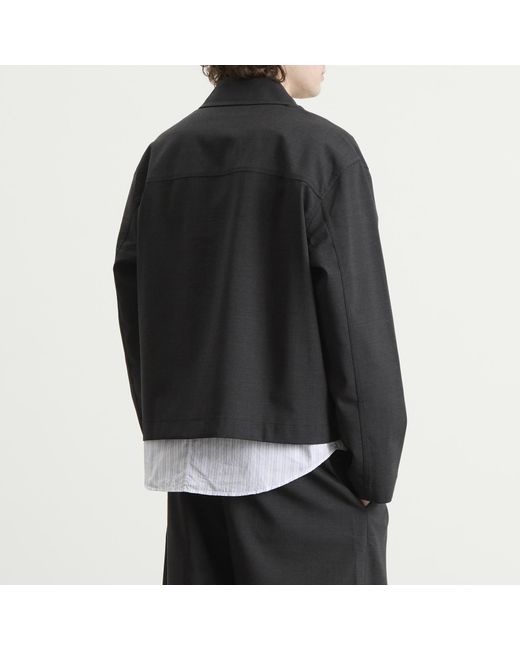 SAGE NATION Black Petrol Jacket for men