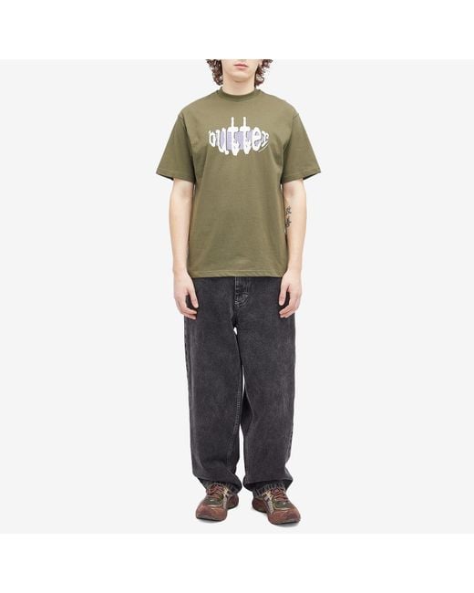 Butter Goods Green Frenzy T-Shirt for men