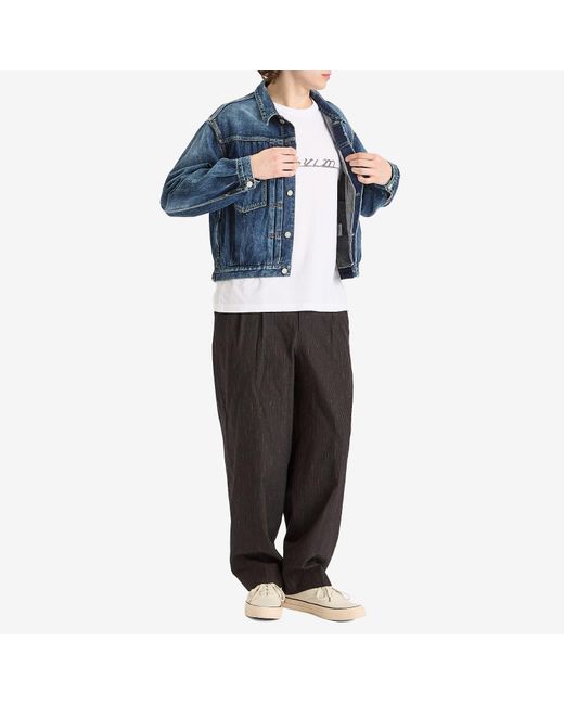 Visvim Blue Ss 101X Damaged 1010 Jacket for men