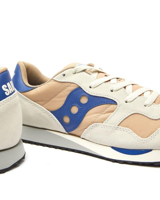 Saucony Blue Dxn Trainer Vintage Sneakers for men