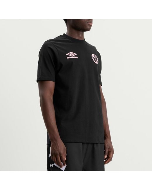 Umbro Black X Woei Logo T-Shirt for men