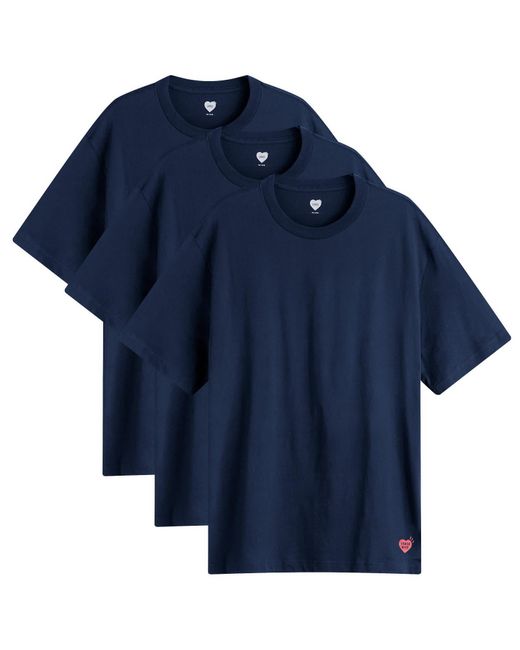 Human Made Blue 3-Pack T-Shirt for men
