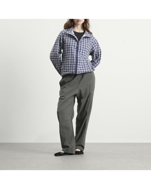 Gramicci Blue Checkered Shell Jacket