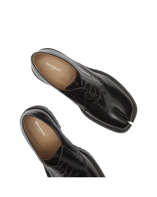 Maison Margiela Black Tabi Lace Up for men