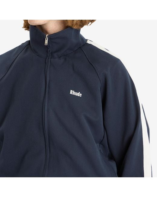 Rhude Blue Hamptons Traxedo Track Jacket for men