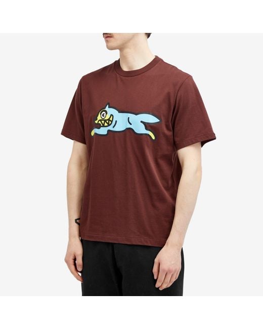 ICECREAM Red Running Dog T-Shirt for men