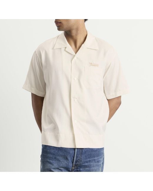 Visvim Natural Copa Silk Short Sleeve Shirt for men