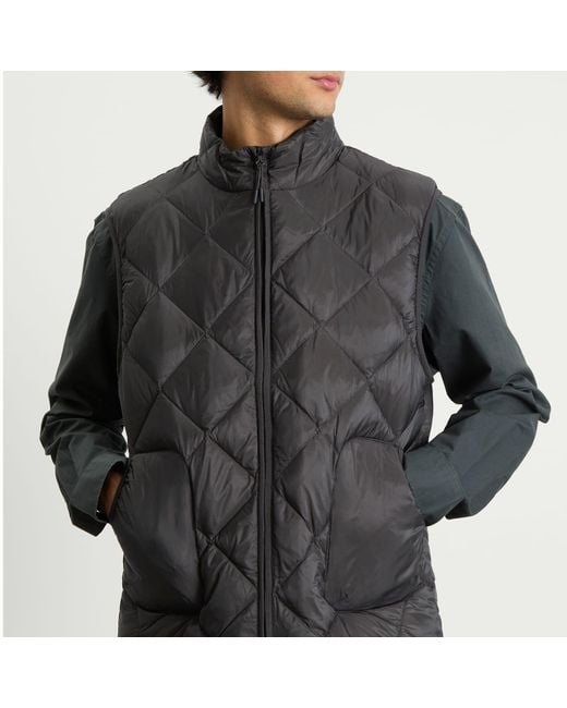 Hiking Patrol Gray Base Lt Down Vest for men