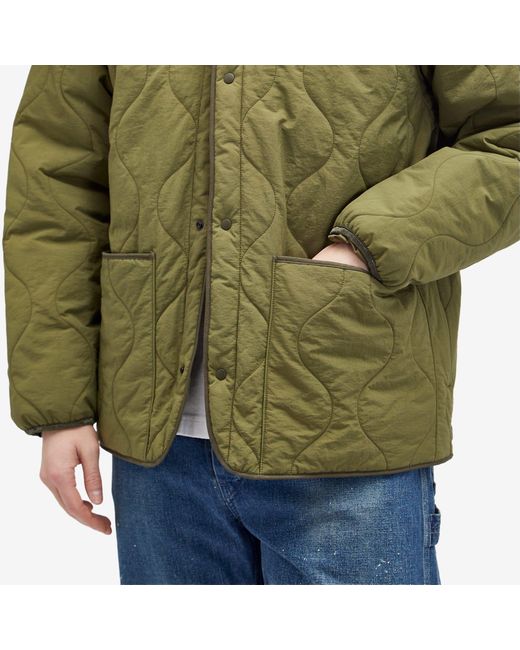 Beams Plus Green Mil Liner Down Jacket for men