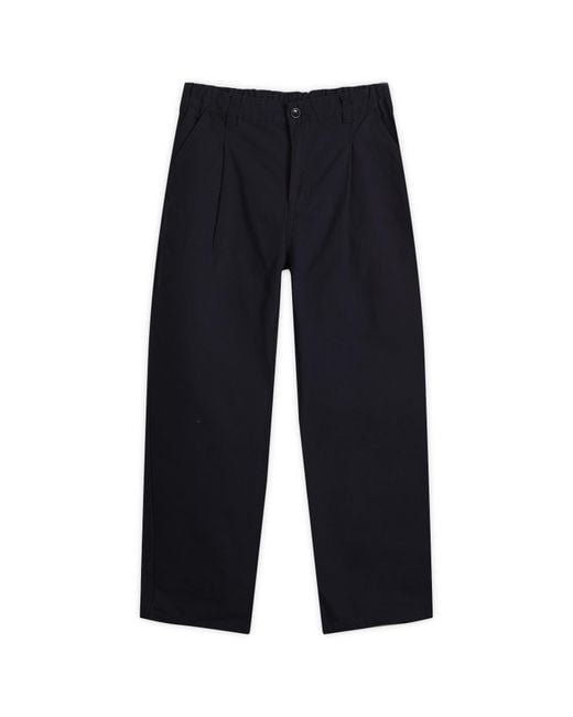 Service Works Blue Canvas Waiter Pants for men