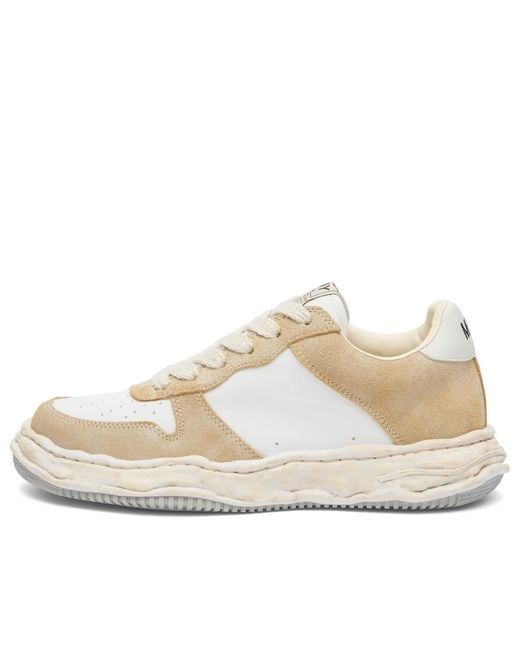 Maison Mihara Yasuhiro White Wayne Nylon Vintage Suede Low-Top for men