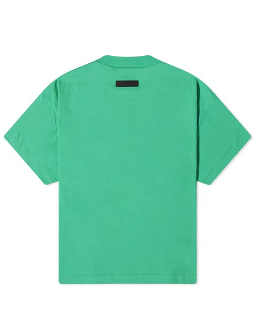 Fear Of God Green Spring Kids Crew Neck T-Shirt for men