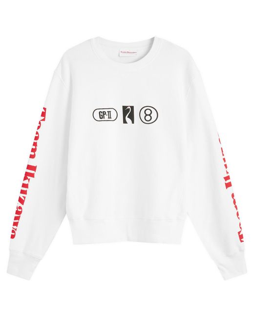 Team Ikuzawa White Japan Gp Sweatshirt for men