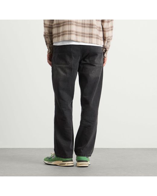 Butter Goods Gray Racer Relaxed Denim Jeans for men