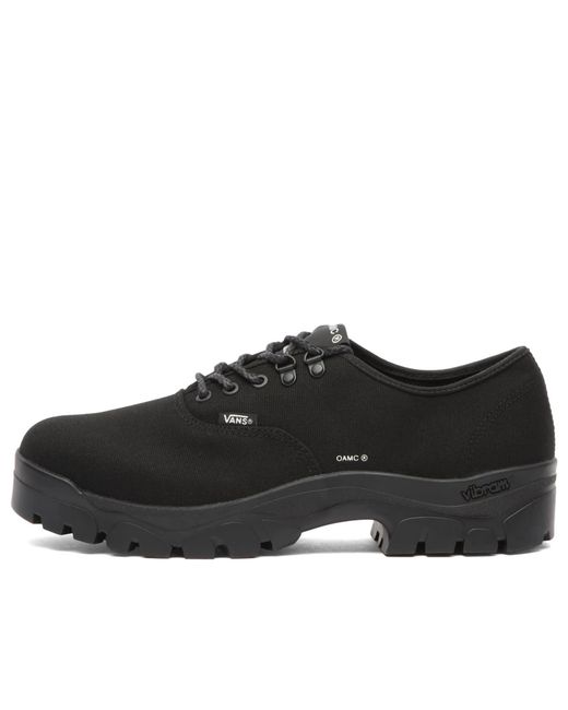 Vans Black Otw X Oamc Authentic Oxford Shoe for men
