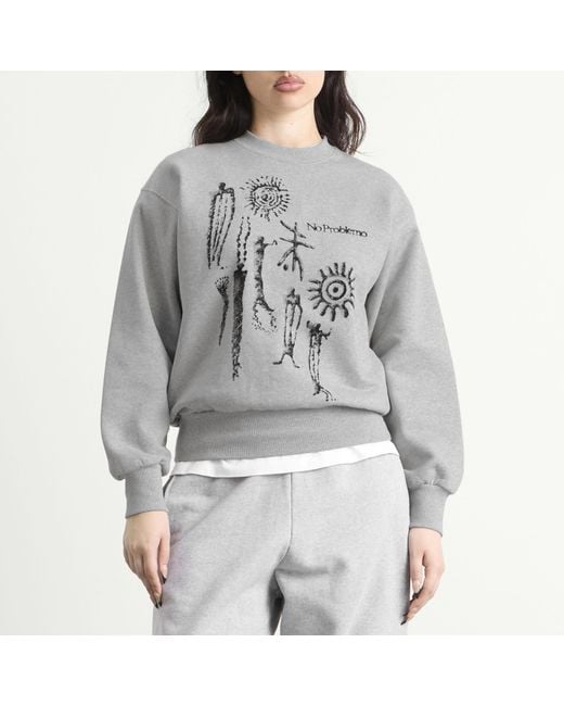 No Problemo Gray Ancient Findings Sweatshirt