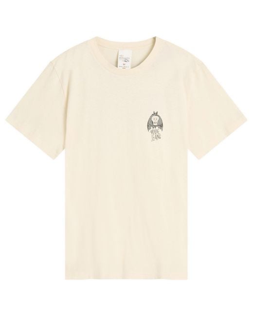 Nudie Jeans Natural Roy The Bat T-Shirt for men