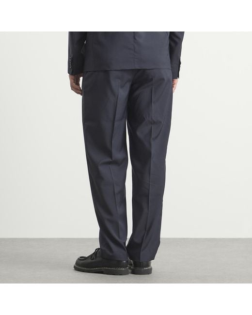 Carter Young Blue Double Pleated Trouser for men