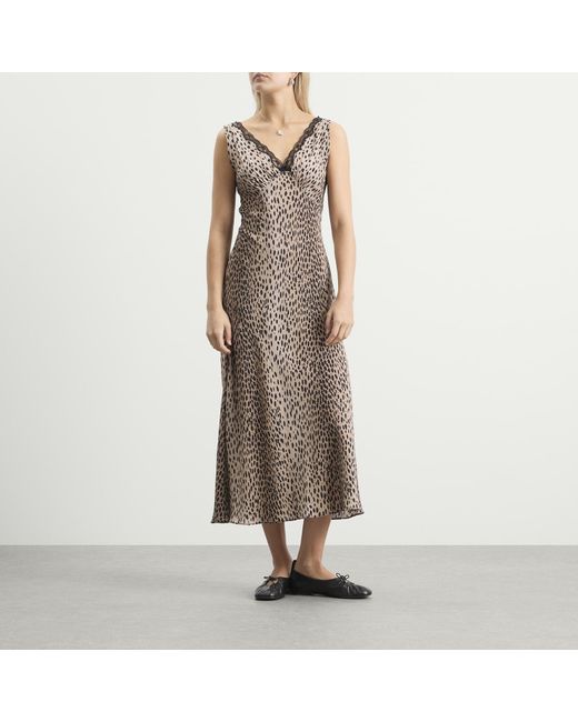 Rixo Natural Sandrine Dress