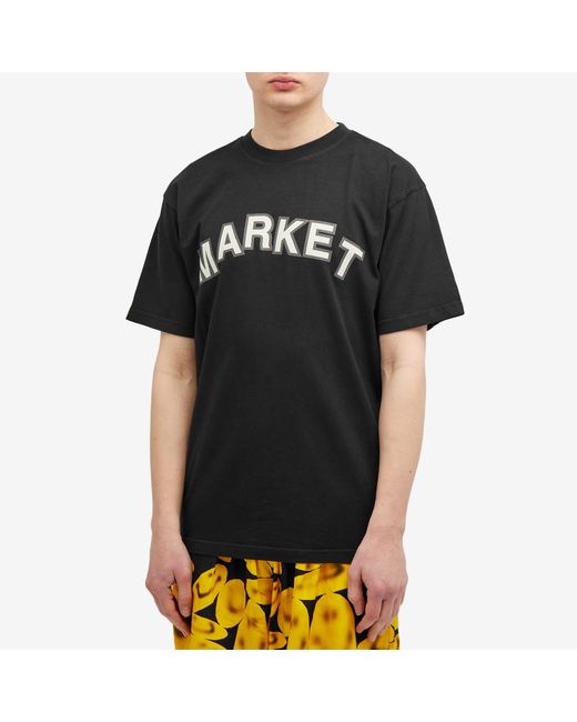Market Black Community Garden T-Shirt for men