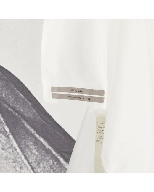 Rick Owens White Flag for men