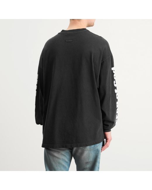 Fear Of God Black Relaxed Long Sleeve T-Shirt for men