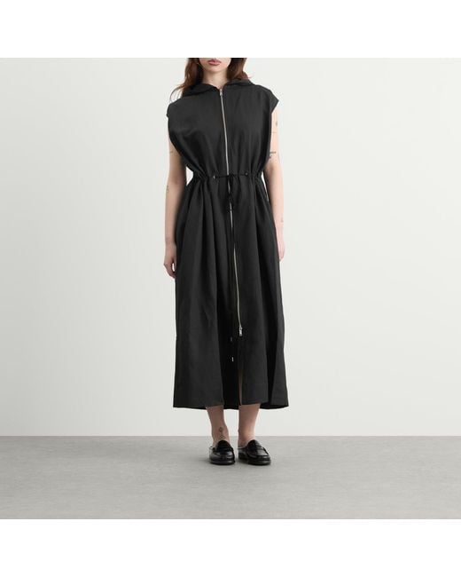 Studio Nicholson Black Hooded Dress