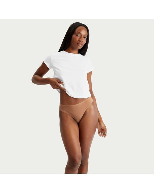 Skims Brown Fits Everybody Bundle Thong 5 Pack