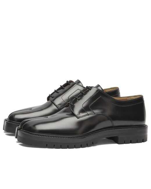 Maison Margiela Black Tabi Lace Up for men