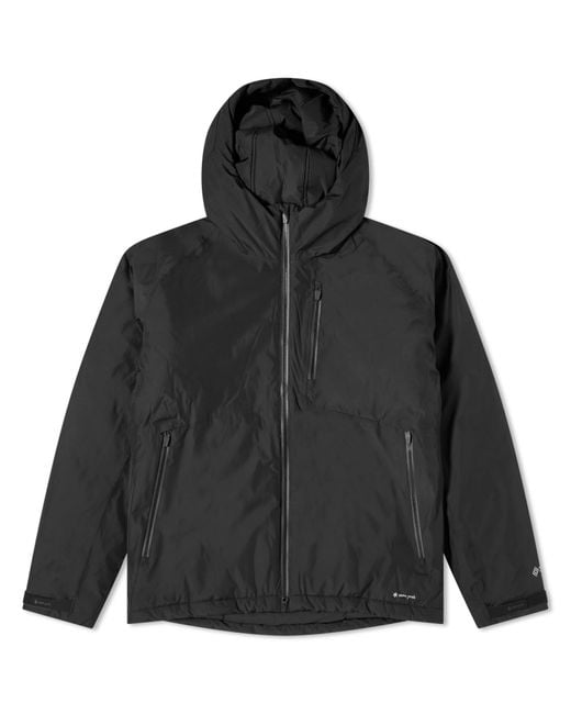 Snow Peak Black Gore-Tex Windstopper Warm Jacket for men