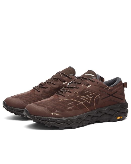 Mizuno Wave Mujin Ls Gtx Sneaker in Brown | Lyst