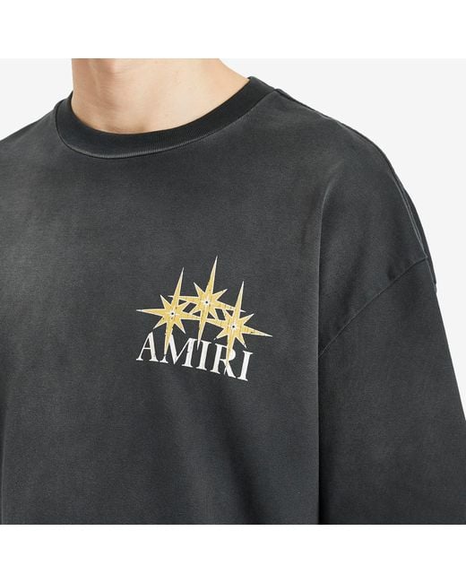 AMIRI スターバーストTシャツ Amiri Starburst Oversized T-Shirt in Black for Men | Lyst