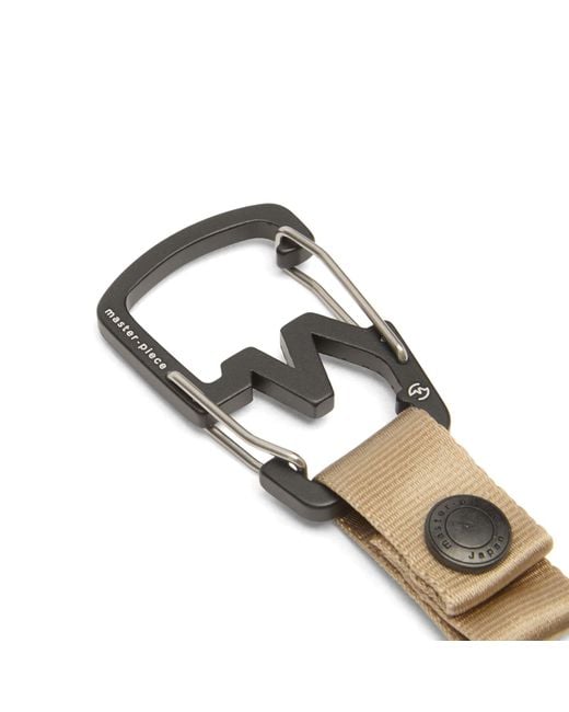 Master Piece White M-Carabiner Key Ring