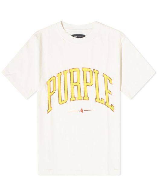 Purple Brand White Brand Heavy Jersey T-Shirt for men