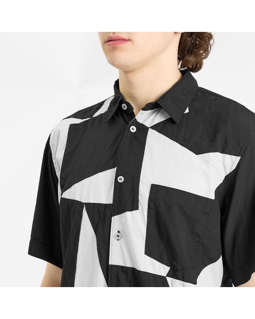 Comme des Garçons Black Comme Des Garçons Patchwork Short Sleeve Shirt for men