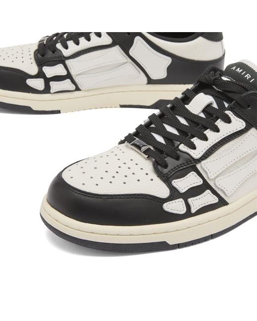 Amiri White Skel Low Top Sneaker for men