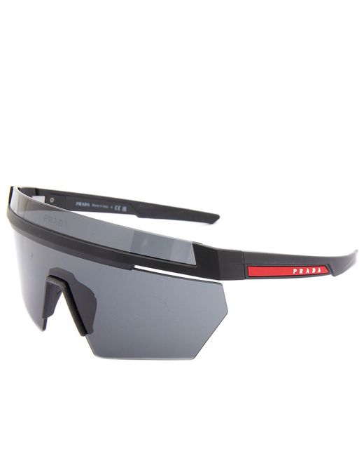 Prada Linea Rossa Ps 01ys Sunglasses in Gray for Men Lyst