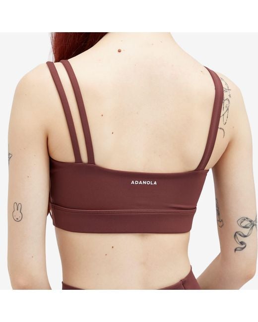 ADANOLA Purple Ultimate Double Strap Bralette