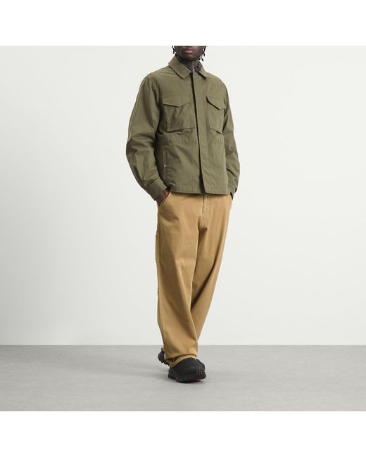 Moncler Natural Gabardine Cotton Trousers for men