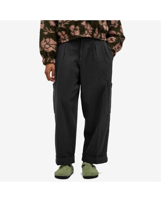 YMC Gray Grease Wide Trousers