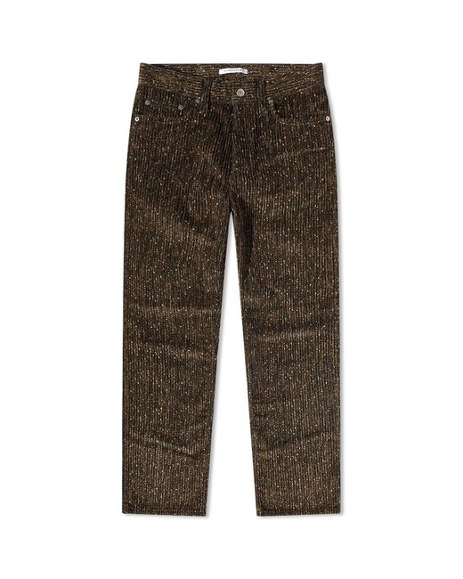 sunflower Brown Loose Cord Trouser for men