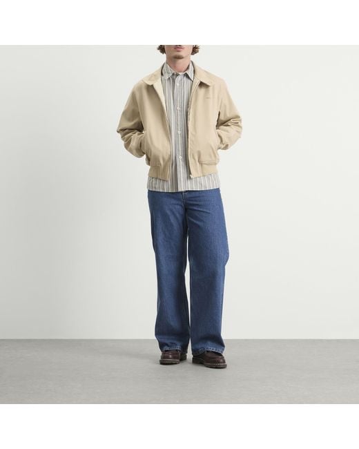 A.P.C. Natural Zip Harrington Jacket for men