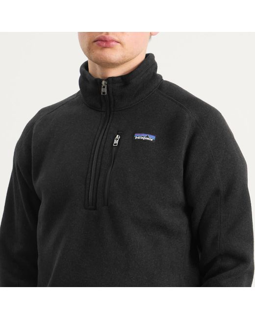 Patagonia Black Better Sweater 1/4 Zip Jacket for men