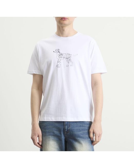 Dime White Dots T-Shirt for men